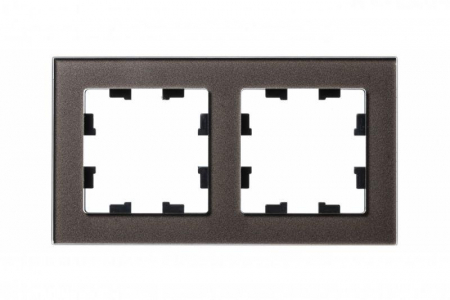 Рамка 2-м AtlasDesign Nature стекло мокко SE ATN320602