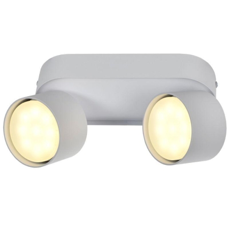 Светильник 4042 2хGX53 настенно-потолочный бел. IEK LT-USB0-4042-GX53-1-K01