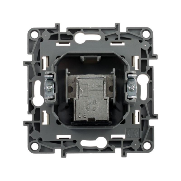 Розетка телевизионная проходная TV СП Etika 14дБ 5-862МГц механизм сл. кость IEK 672363