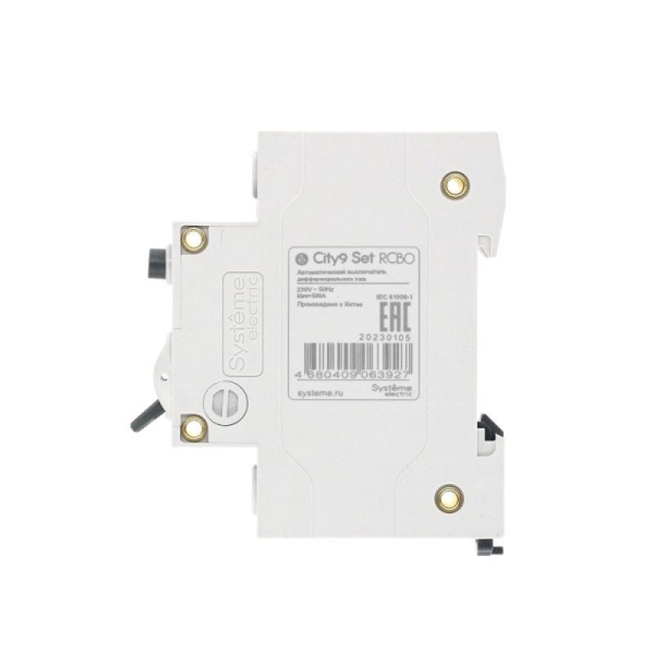 Выключатель автоматический дифференциального тока 2п (1P+N) C 40А 30мА тип A 4.5кА City9 Set 230В SE C9D55640