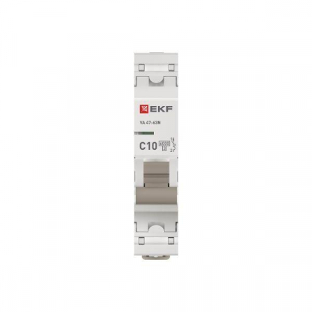 Выключатель автоматический модульный 1п C 10А 6кА ВА 47-63N PROxima EKF M636110C