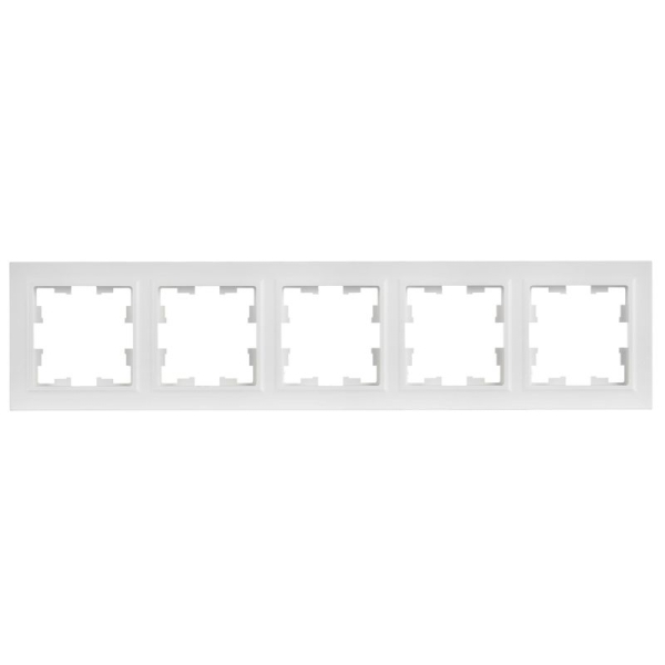 Рамка 5-м BRITE РУ-5-БрАБ арктич. бел. IEK BR-M52-K91