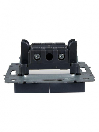 Выключатель 2-кл. СП BRITE ВС10-2-1-БрМ 10А с индик. механизм маренго IEK BR-V20-1-10-K35