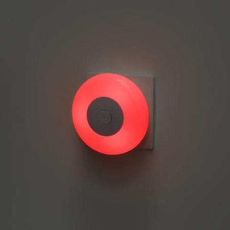 Светильник светодиодный NN-632-SW-W ночник в розетку с выкл. бел. Эра Б0057215