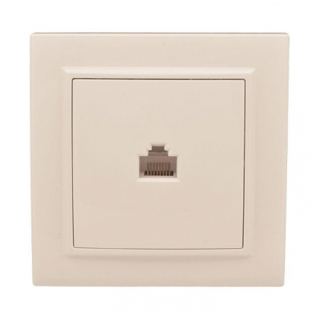 Розетка компьютерная 1-м СП Минск RJ45 беж. EKF ERK01-035-20