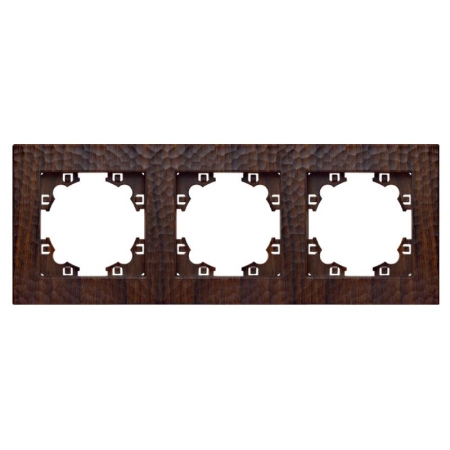 Рамка 3-м Афина фактурная универс. венге Universal A10045-V