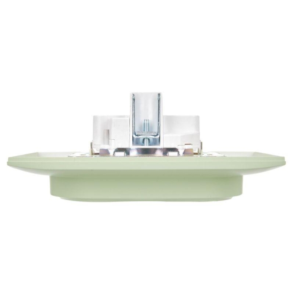 Розетка 2-м SKANDY 16А с заземл. без защ. шторок в сборе SK-R08G мятный IEK SK-R21-16-K06-F