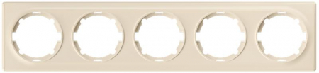 Рамка 5-м Florence беж. 1E52501301 OneKeyElectro 2172809