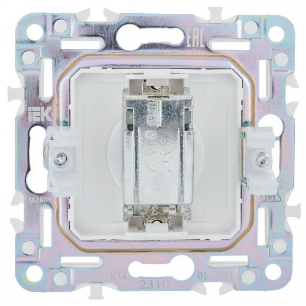 Розетка TV оконечная SKANDY SK-A12G графит IEK SK-A10-O-K53