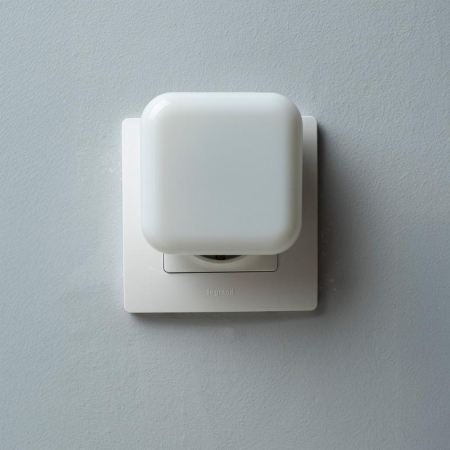 Светильник светодиодный JN-01-L 0.5Вт 6500К IP20 ночник в розетку датчик освещенности JazzWay 5061996