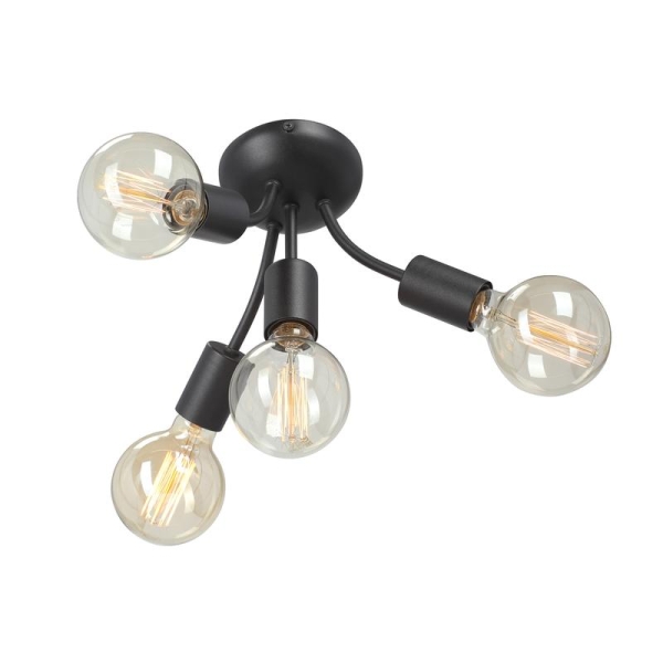 Люстра 4xE27 макс. 40Вт Vitaluce V3927-1/4PL