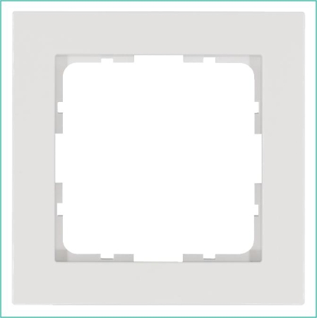 Рамка 1-м G-Classic бел. глянцевый Jasmart G1001W