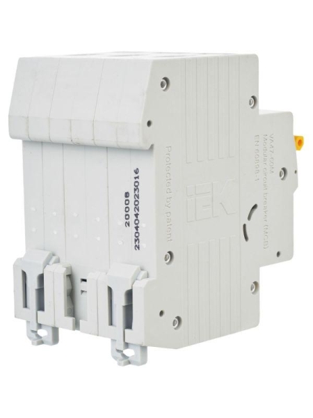 Выключатель автоматический модульный 3п C 16А 6кА ВА47-60M KARAT IEK MVA31-3-016-C