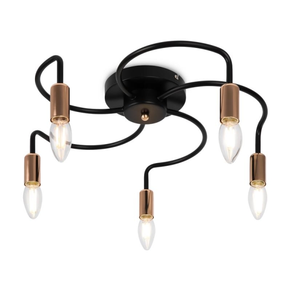 Светильник Matis 40Вт E14х5 IP20 потолочн. Freya FR4010CL-05GB