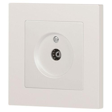 Розетка телевизионная одиночная TV СП Accent 6-301-06 IP20 перламутр. Intro Б0063613