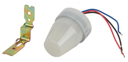 Датчик освещенности DF 302 фотореле сер. макс. нагрузка 2200В.А IP44 Эра Б0043805