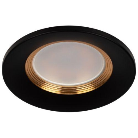 Светильник алюминиевый KL107 BK/GD MR16 GU5.3 встраив. черн. золото Эра Б0061097