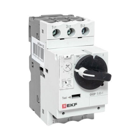Выключатель автоматический для защиты двигателя GV2P 0.63-1А EKF gv2pm-1.0