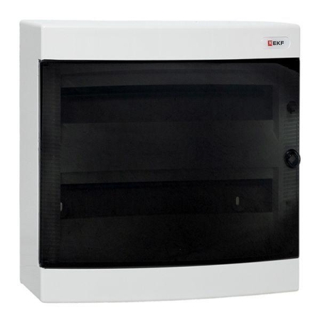 Щит распределительный навесной Unix 2х18мод. IP41 прозр. дверь PROxima EKF ux-2x18-n