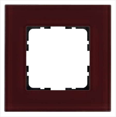 Рамка 1-м G-Glass стекло гранат. JasmartG1001GH