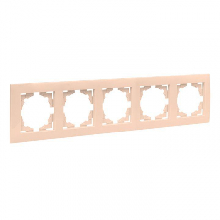 Рамка 5-м Валенсия крем. PROxima EKF EWM-G-305-20