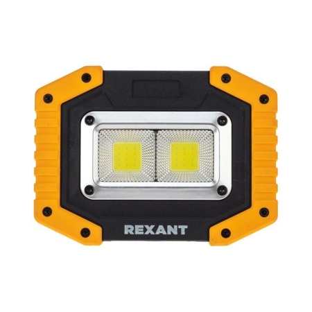 Фонарь прожекторный трехрежимный в противоударном корпусе с функцией Powerbank Rexant 75-1700
