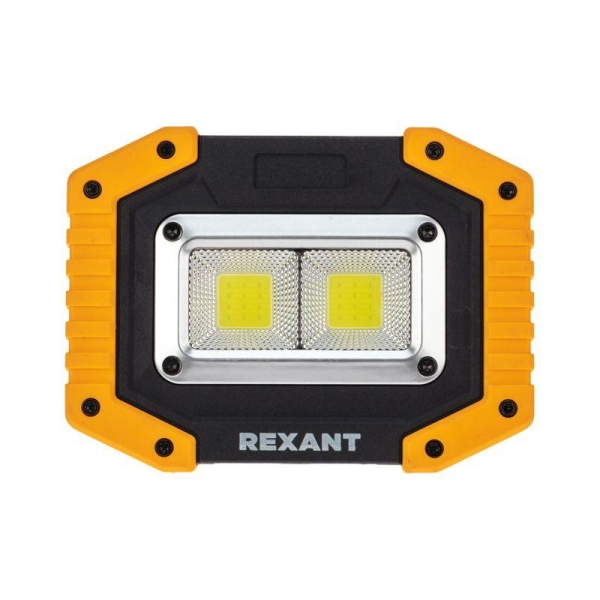 Фонарь прожекторный трехрежимный в противоударном корпусе с функцией Powerbank Rexant 75-1700