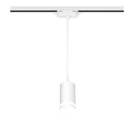 Светильник трековый подвес ARTLINE 55х55х100мм GU10 230В алюм./пластик. 2.6кв.м бел. Ritter 59929 0