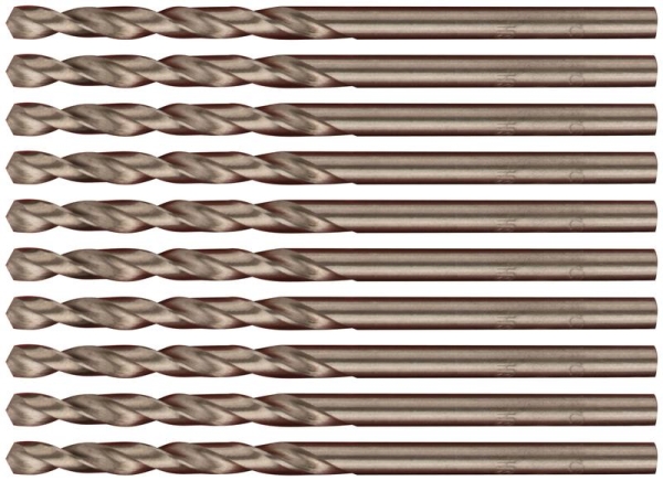 Набор сверл по металлу Profi 3.3х65мм с кобальтом 5проц. (уп.10шт) Cutop 48-33-10