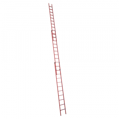 Антиток Лестница стеклопластиковая приставная раздвижная диэлектрическая мягкий грунт ЛСПРД-9,0 Евро МГ 471582