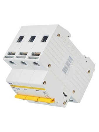 Выключатель автоматический модульный 3п D 40А 4.5кА ВА47-29 KARAT IEK MVA20-3-040-D