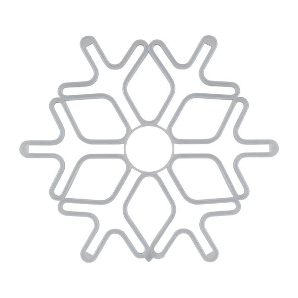 Фигура светодиодная "Снежинка" 60х60см LED син. 42Вт IP65 гибкий неон Neon-Night 501-343