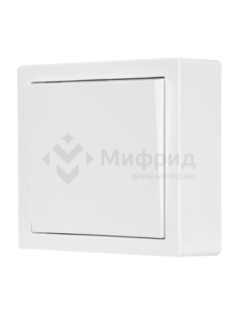 Выключатель 1-кл. ОП LETO бел. LEZARD 752-0200-100