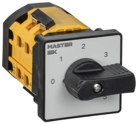 Переключатель кулачковый 10А (сх. 110) стандартная рукоятка IEK MI-CS10-010-110