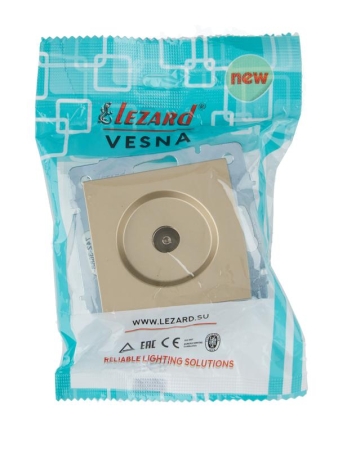 Розетка ТВ оконечная VESNA зол. LEZARD 742-3688-130