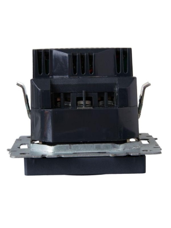 Розетка BRITE РЮш10-1-БрМ 16А с USB A+A 2.1А с заземл. защ. шторки механизм маренго IEK BR-R14-16-U21-D21-K35