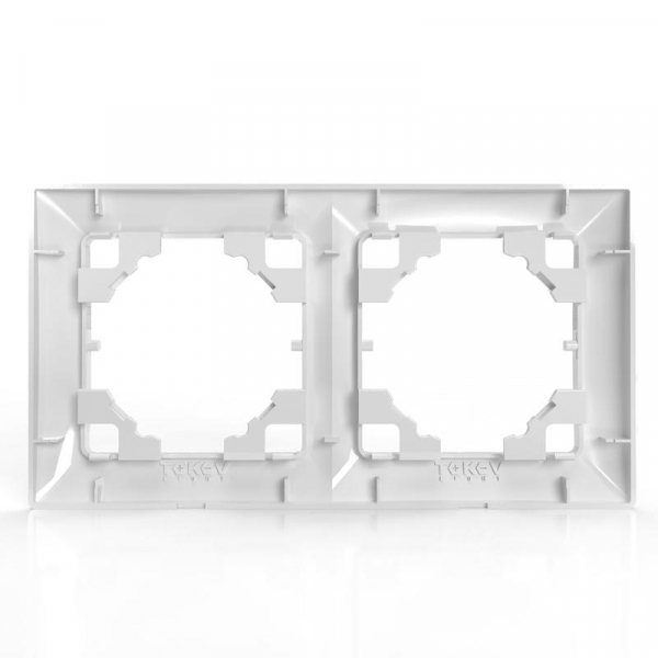 Рамка 2-м AVA бел. TOKOV LIGHT TKL-AV-RM2-C01