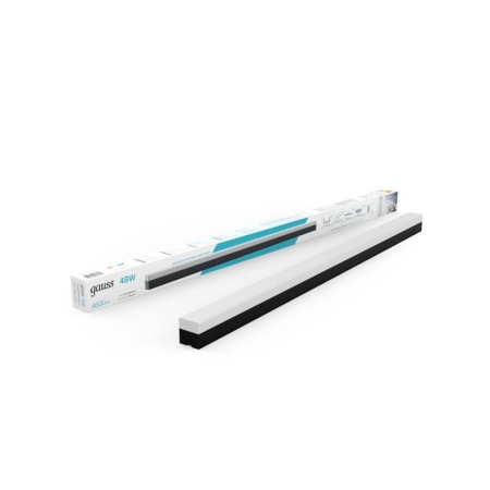 Светильник светодиодный Shop Lighting 48Вт 4000К IP40 4600лм 1180х70х55мм ДПО подвесной линейный матов. рассеив. GAUSS 883625248