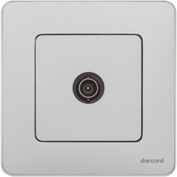 Розетка телевизионная оконечная TV Inspiria 10дБ 5-862мГц механизм алюм. IEK 673872