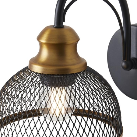 Светильник Caz 1х60Вт E27 IP20 бра настен. Freya FR5527WL-01BBZ