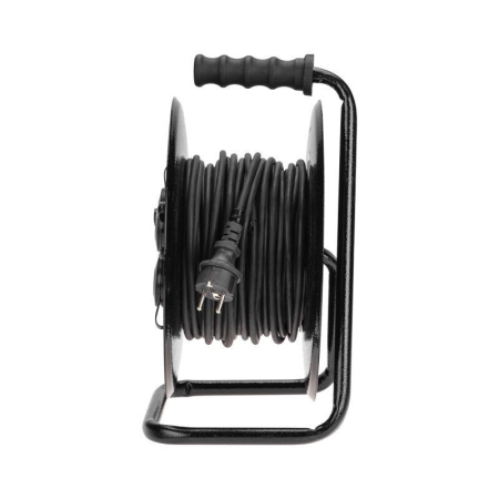 Удлинитель на метал. катушке 4х30м с заземл. IP44 КГ 3х1.5кв.мм c защ. крышкой Rexant 13-5011