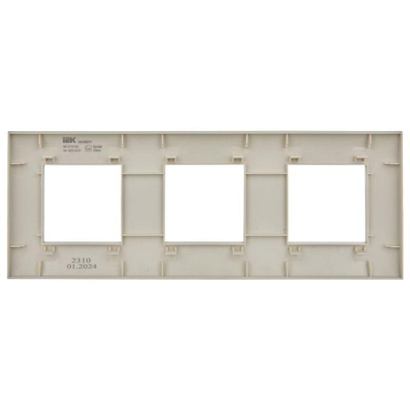 Рамка 3-м SKANDY SK-F01B беж. IEK SK-M32-K10