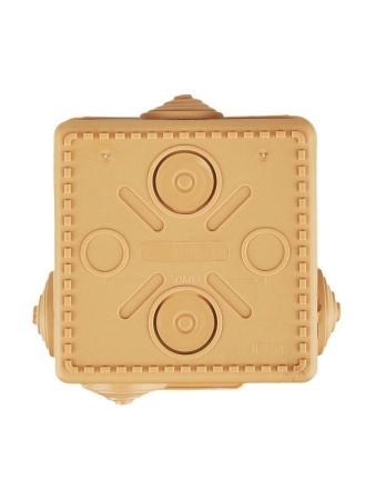 Коробка распаячная ОП КМ 80х80х50 IP54 откид. крышка 7 вводов сосна IEK UKO31-080-080-050-K34-54