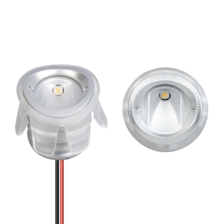 Светильник ALT-LODESTAR-HANDRAIL-R27-1.5W Warm3000 GR 30х60deg 12-24В 1.5Вт 3000К IP67 ландшафтный метал. Arlight 045490