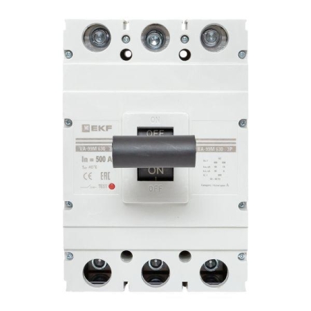 Выключатель автоматический 3п 630/500А 50кА ВА-99М PROxima EKF mccb99-630-500m