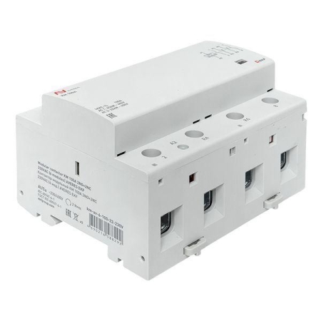 Контактор модульный КМ 100А 2NO+2NC 230В AC (6 мод.) AVERES EKF km-av-6-100-22-230V