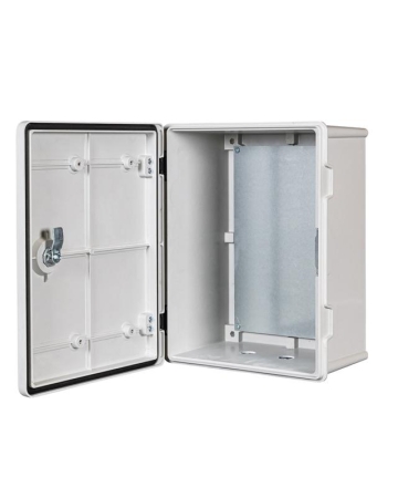 Шкаф монтажный композитный IK10 290x390x190мм IP66 Mastermann 00-01020360