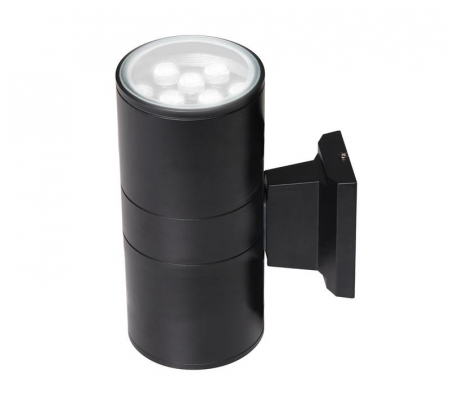 Светильник светодиодный архитектурный PWL-300110/30D 2х9Вт 6500К BL IP65 фасадный исполнение двухсторон. черн. Pro JazzWay 2857927B