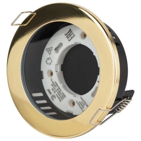 Светильник точечный KL95 GD GX53 IP44 влагозащ. золото ЭРА Б0055810