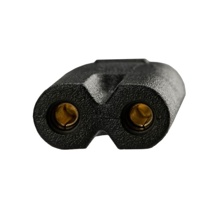 Шнур сетевой вилка угловая-евроразъем С7 кабель 2xх075кв.мм длина 1.5м (PVC пакет) Rexant 11-1104